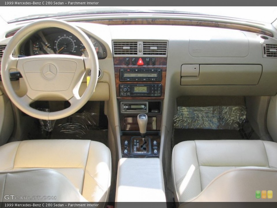 Parchment Interior Dashboard for the 1999 Mercedes-Benz C 280 Sedan #57335439