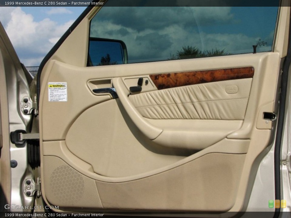 Parchment Interior Door Panel for the 1999 Mercedes-Benz C 280 Sedan #57335556