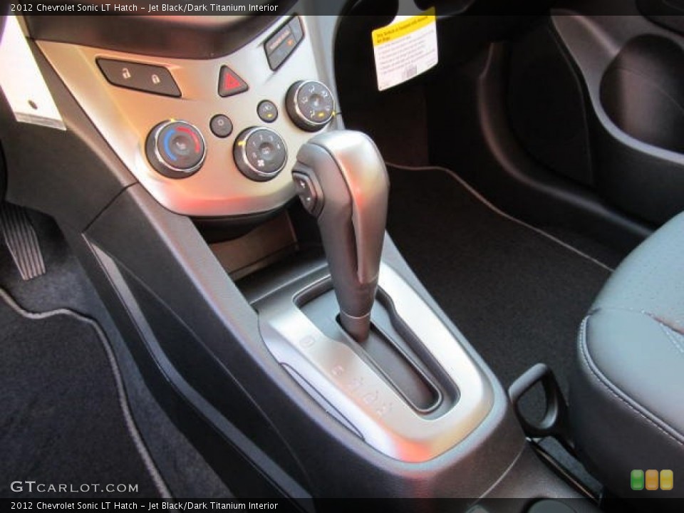 Jet Black/Dark Titanium Interior Transmission for the 2012 Chevrolet Sonic LT Hatch #57336258