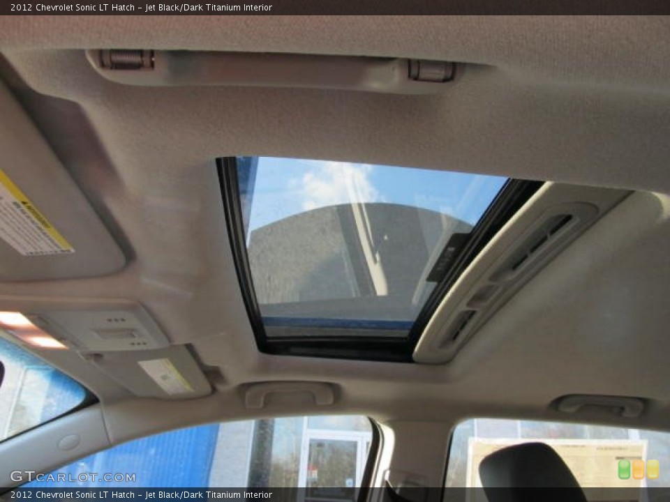 Jet Black/Dark Titanium Interior Sunroof for the 2012 Chevrolet Sonic LT Hatch #57336267