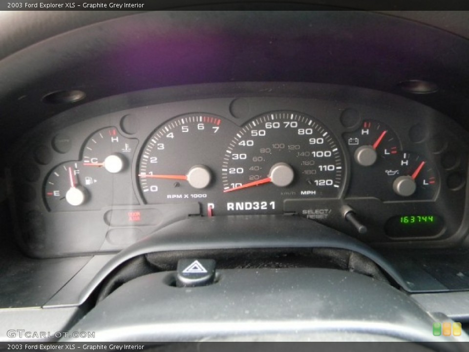 Graphite Grey Interior Gauges for the 2003 Ford Explorer XLS #57336334