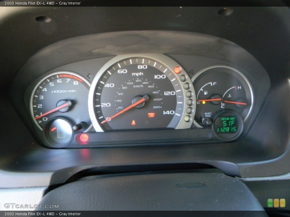Gray Interior Gauges for the 2003 Honda Pilot EX-L 4WD #57336438