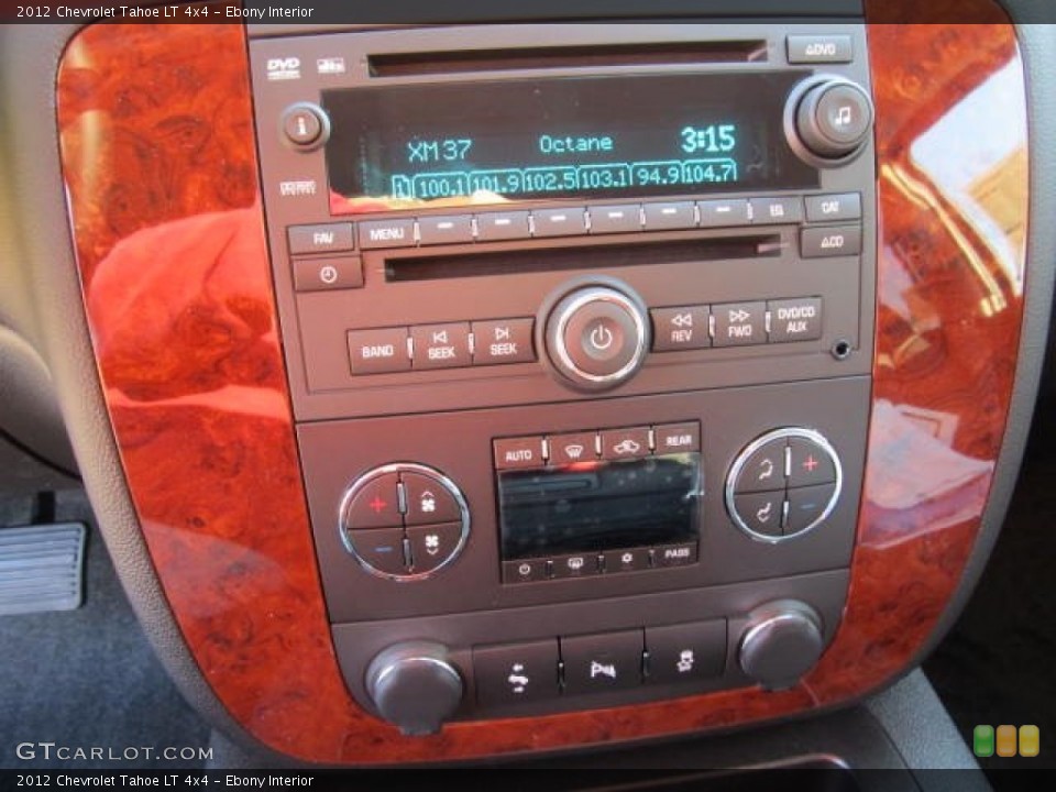Ebony Interior Controls for the 2012 Chevrolet Tahoe LT 4x4 #57336510