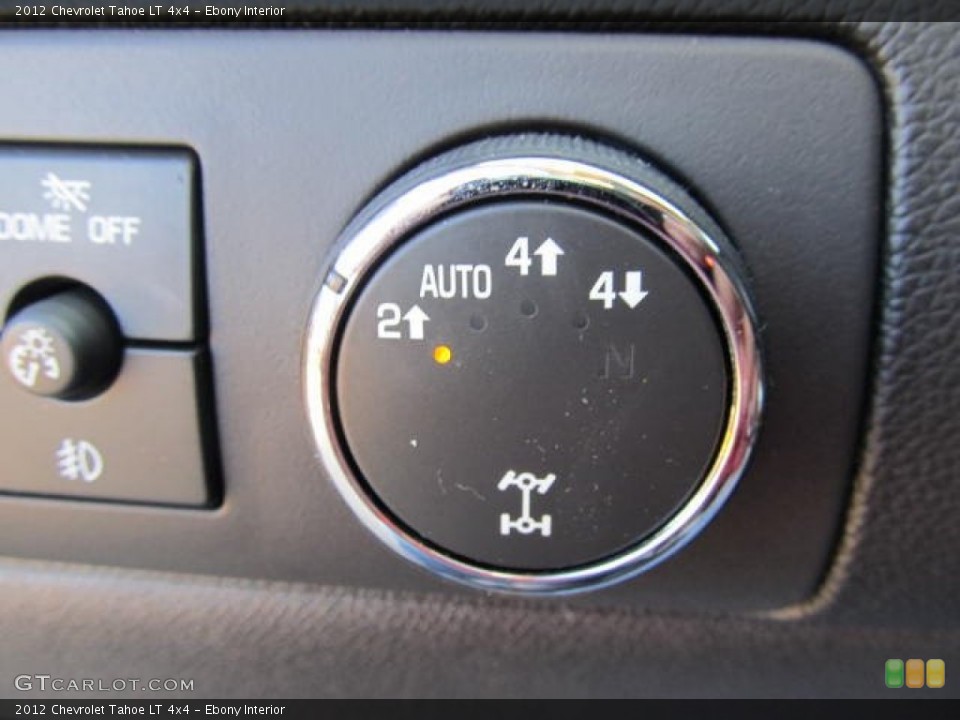 Ebony Interior Controls for the 2012 Chevrolet Tahoe LT 4x4 #57336516