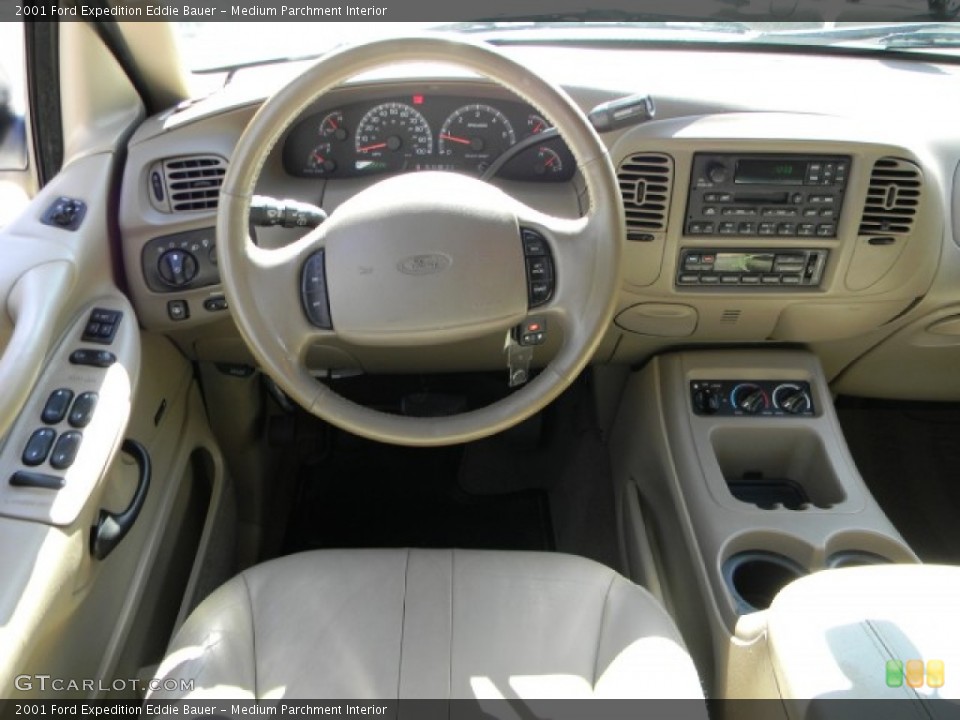 Medium Parchment Interior Dashboard for the 2001 Ford Expedition Eddie Bauer #57336957