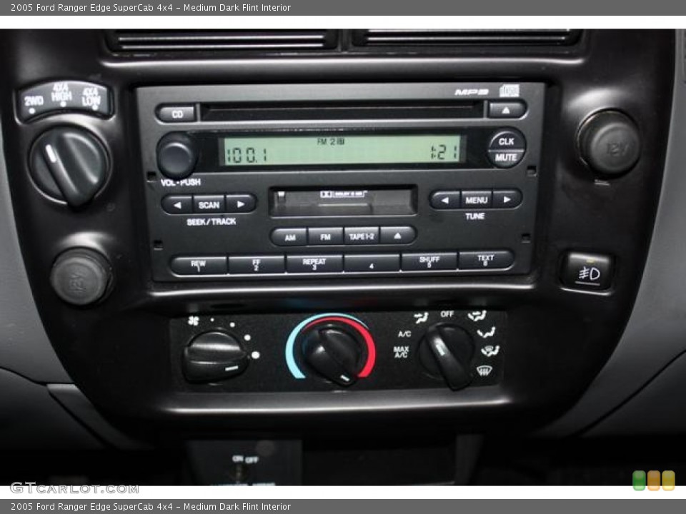 Medium Dark Flint Interior Audio System for the 2005 Ford Ranger Edge SuperCab 4x4 #57338968