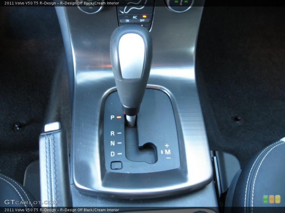R-Design Off Black/Cream Interior Transmission for the 2011 Volvo V50 T5 R-Design #57339454
