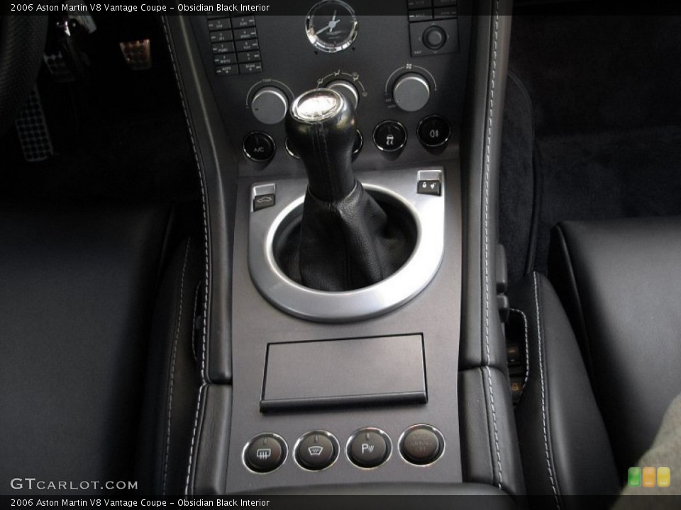 Obsidian Black Interior Transmission for the 2006 Aston Martin V8 Vantage Coupe #57340354