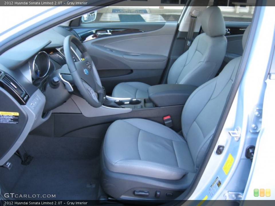 Gray Interior Photo for the 2012 Hyundai Sonata Limited 2.0T #57340363