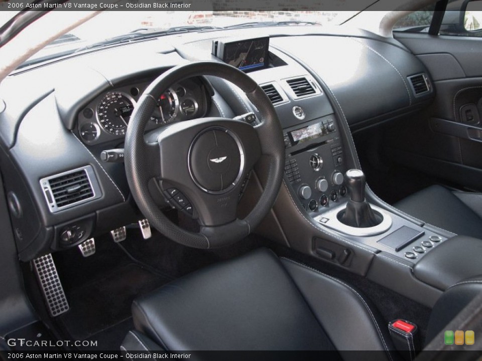 Obsidian Black Interior Prime Interior for the 2006 Aston Martin V8 Vantage Coupe #57340384