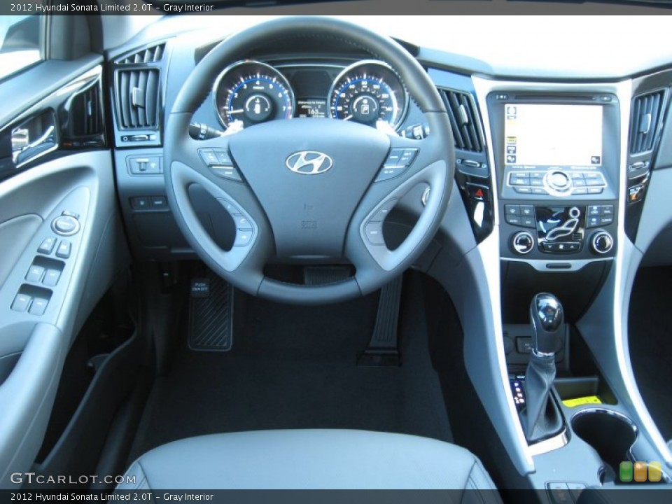 Gray Interior Dashboard for the 2012 Hyundai Sonata Limited 2.0T #57340418