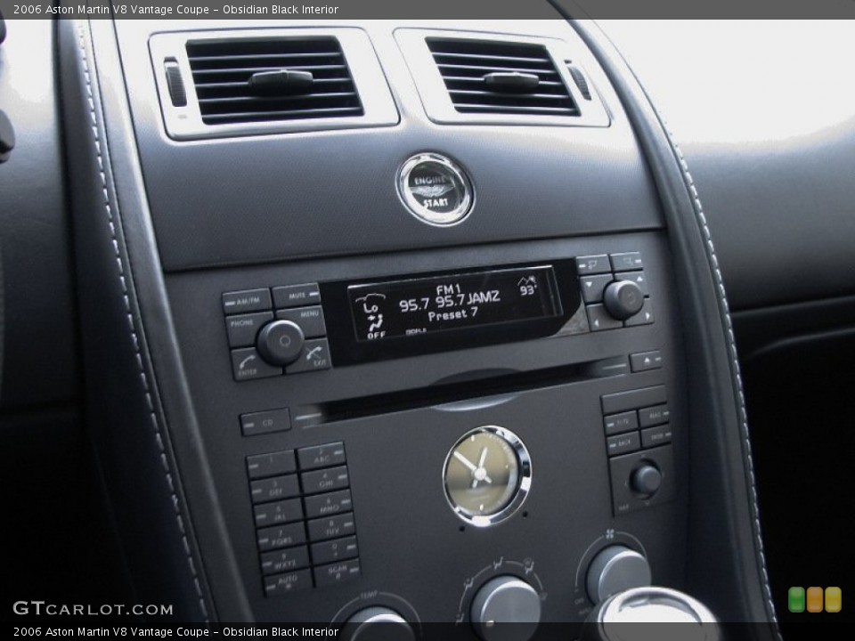 Obsidian Black Interior Audio System for the 2006 Aston Martin V8 Vantage Coupe #57340452