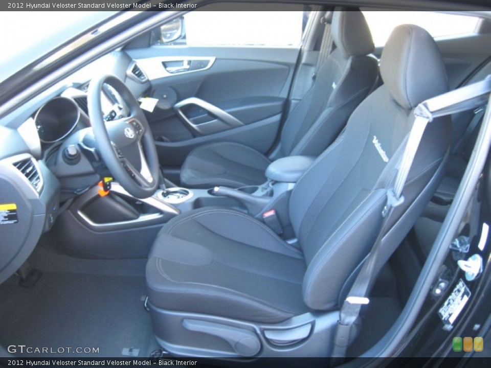 Black Interior Photo for the 2012 Hyundai Veloster  #57340704