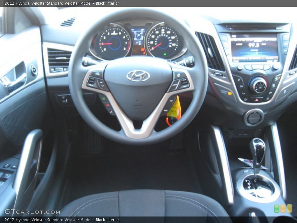 Black Interior Dashboard for the 2012 Hyundai Veloster  #57340759