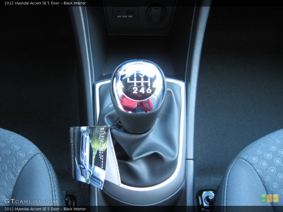 Black Interior Transmission for the 2012 Hyundai Accent SE 5 Door #57341224