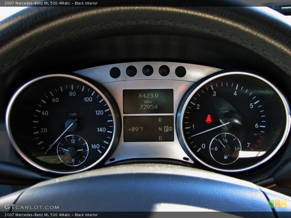 Black Interior Gauges for the 2007 Mercedes-Benz ML 500 4Matic #57341934