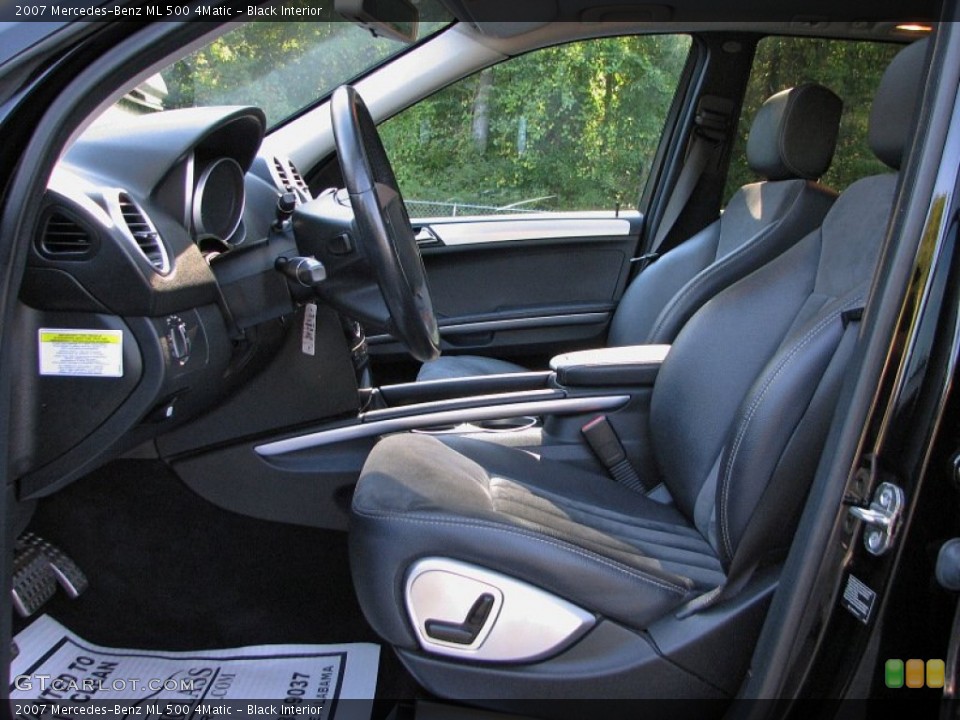Black Interior Photo for the 2007 Mercedes-Benz ML 500 4Matic #57341955