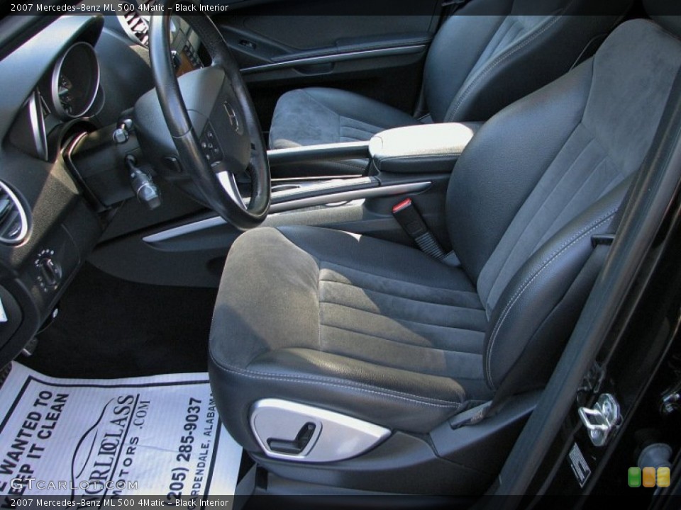 Black Interior Photo for the 2007 Mercedes-Benz ML 500 4Matic #57341964