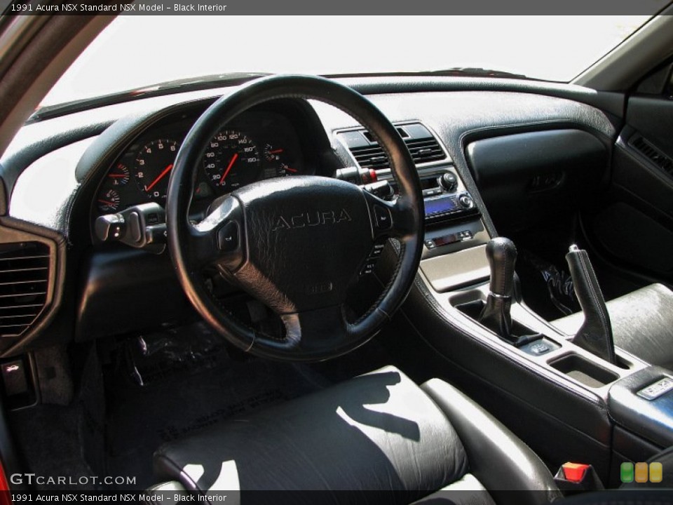 Black Interior Dashboard for the 1991 Acura NSX  #57342748