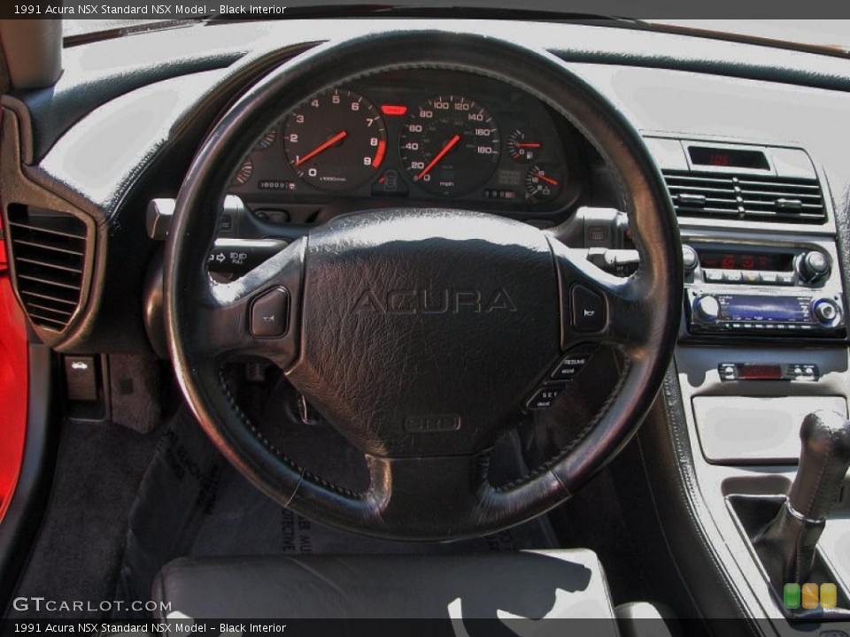Black Interior Steering Wheel for the 1991 Acura NSX  #57342760