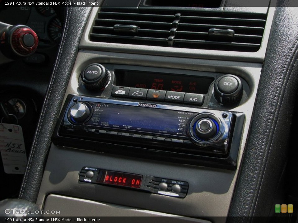 Black Interior Controls for the 1991 Acura NSX  #57342883