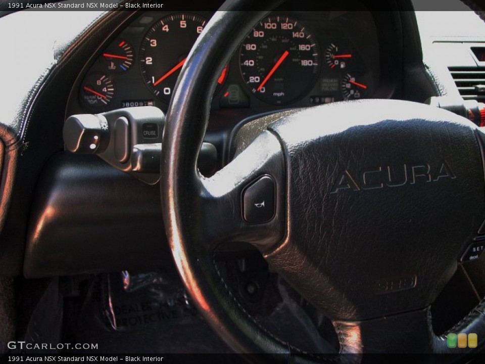 Black Interior Steering Wheel for the 1991 Acura NSX  #57342904