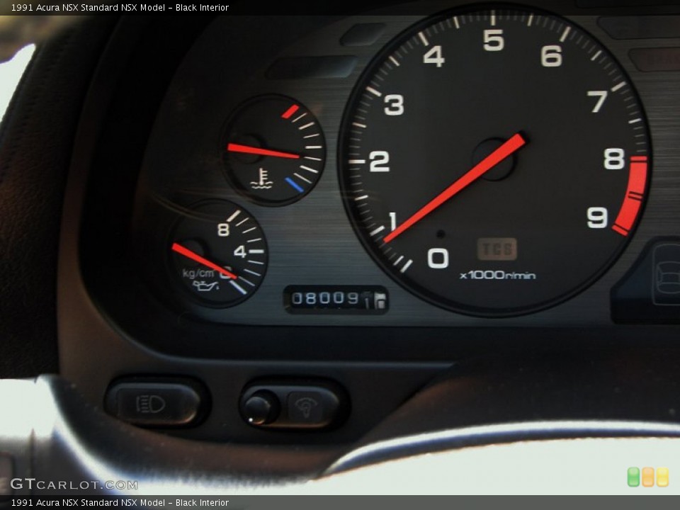 Black Interior Gauges for the 1991 Acura NSX  #57342916