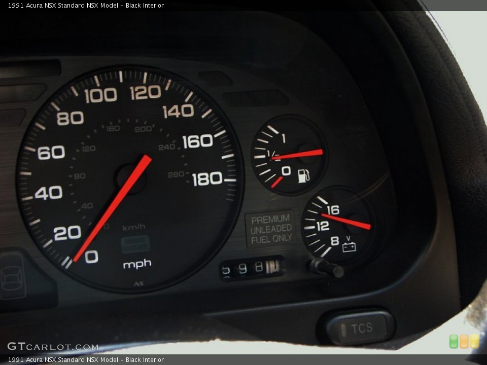 Black Interior Gauges for the 1991 Acura NSX  #57342922