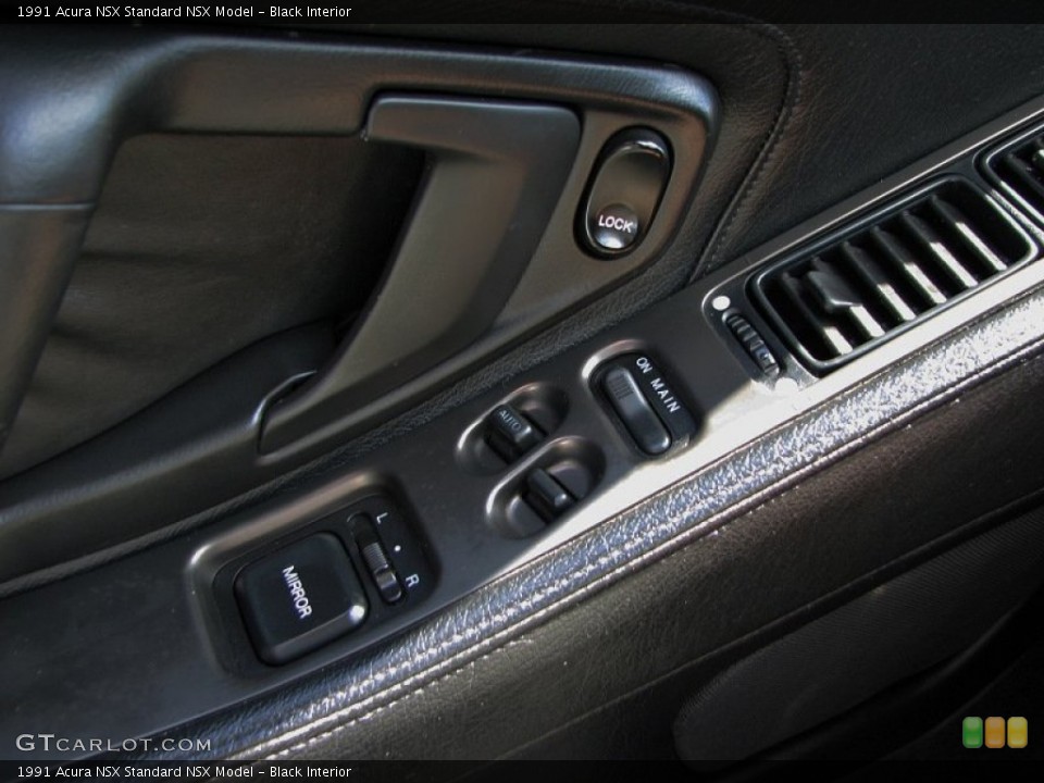 Black Interior Controls for the 1991 Acura NSX  #57342925