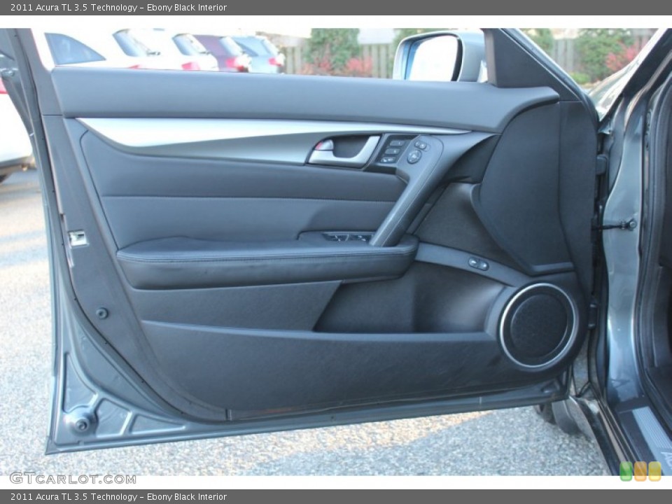 Ebony Black Interior Door Panel for the 2011 Acura TL 3.5 Technology #57343363