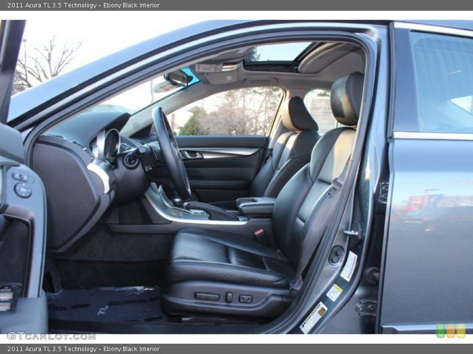 Ebony Black Interior Photo for the 2011 Acura TL 3.5 Technology #57343378