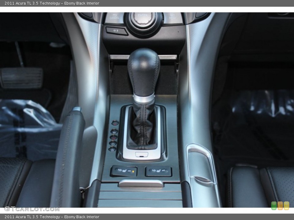 Ebony Black Interior Transmission for the 2011 Acura TL 3.5 Technology #57343417