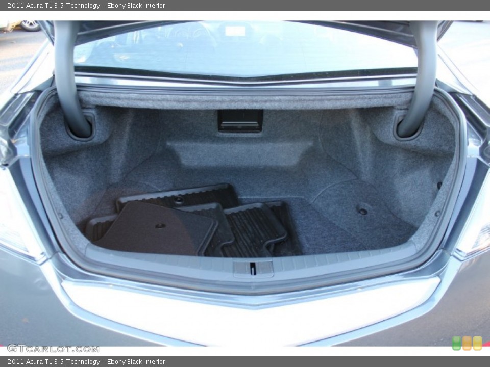 Ebony Black Interior Trunk for the 2011 Acura TL 3.5 Technology #57343427