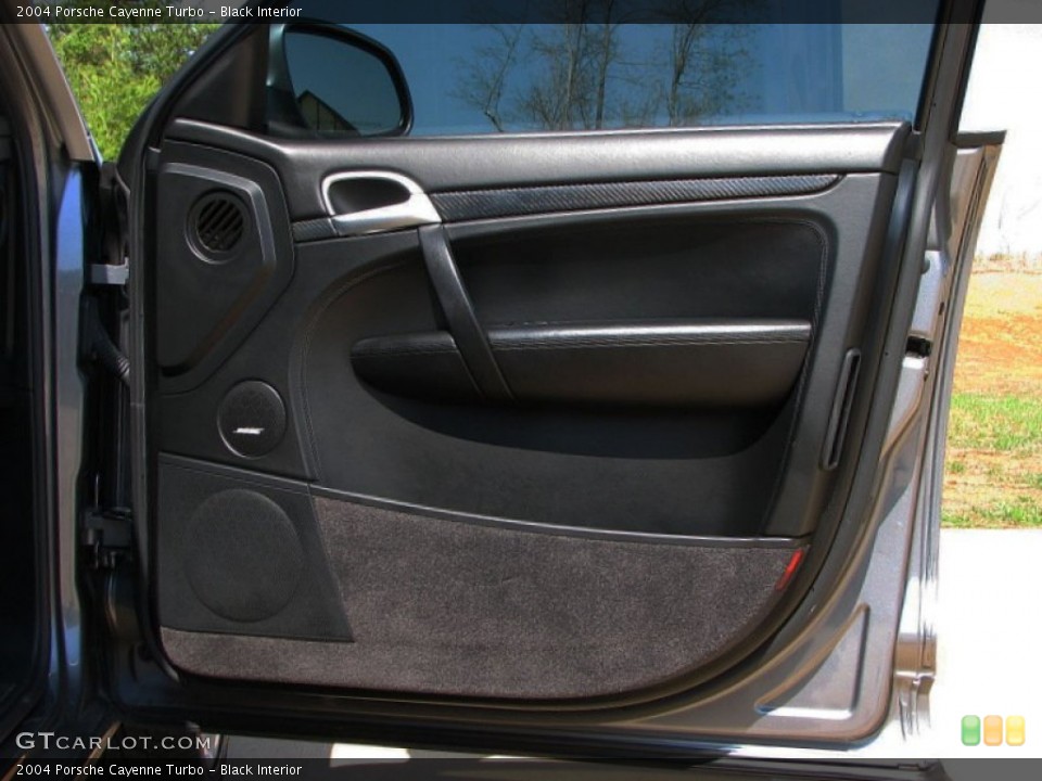 Black Interior Door Panel for the 2004 Porsche Cayenne Turbo #57344929