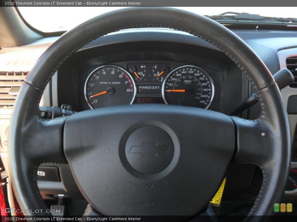 Ebony/Light Cashmere Interior Steering Wheel for the 2010 Chevrolet Colorado LT Extended Cab #57345883