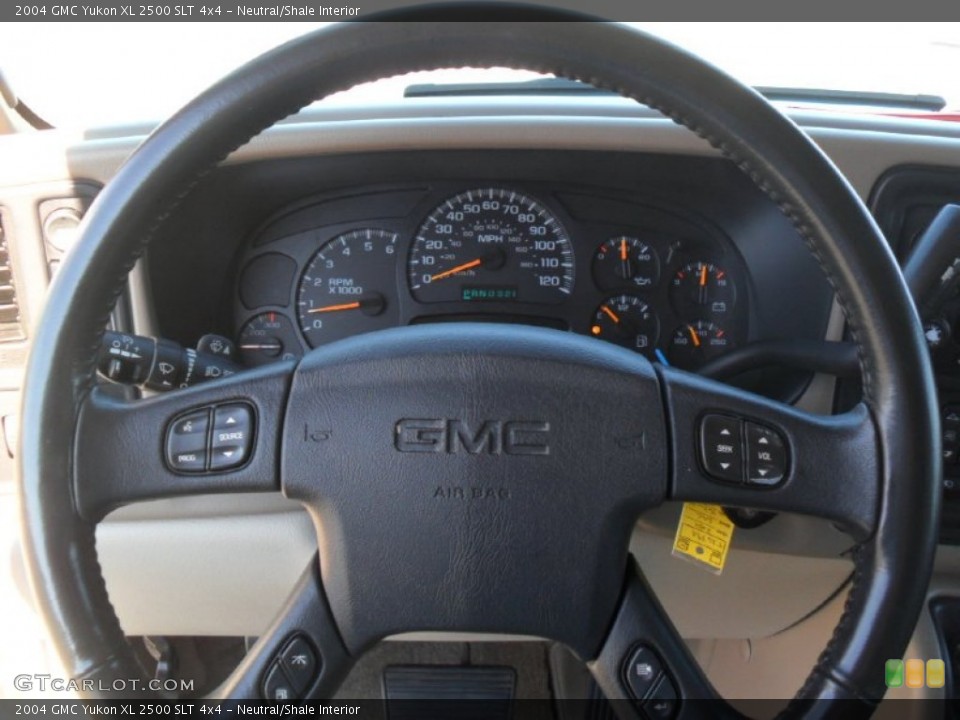 Neutral/Shale Interior Steering Wheel for the 2004 GMC Yukon XL 2500 SLT 4x4 #57346048