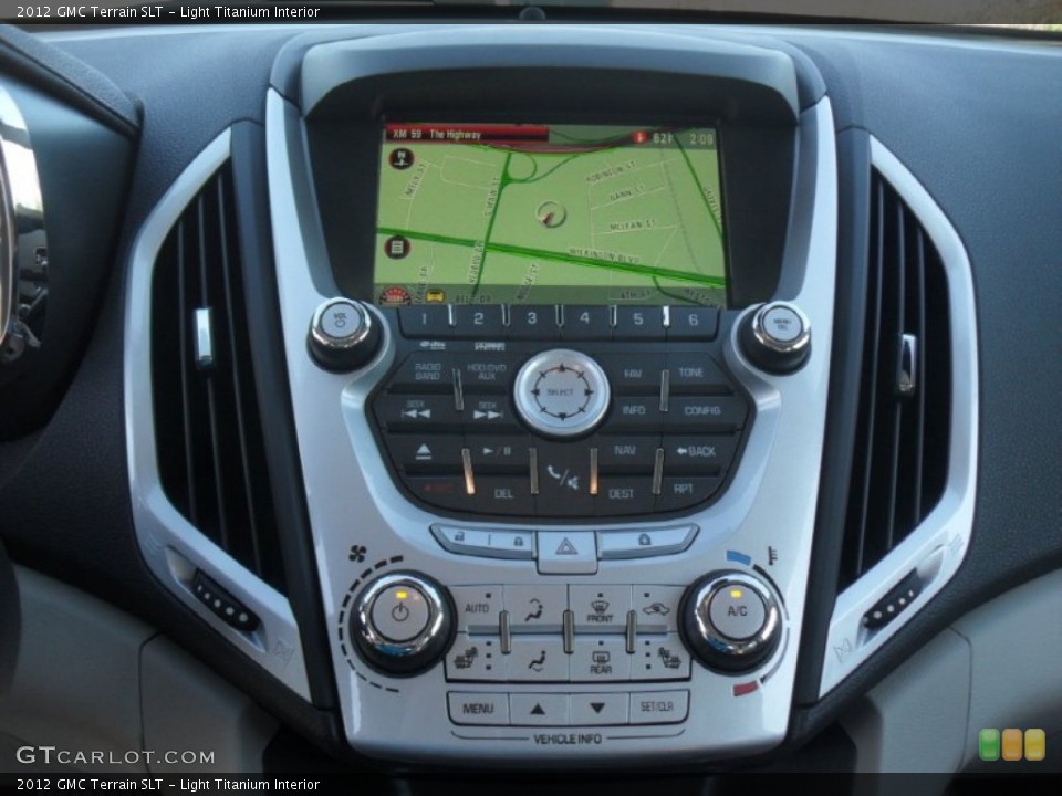 Light Titanium Interior Navigation for the 2012 GMC Terrain SLT #57346744