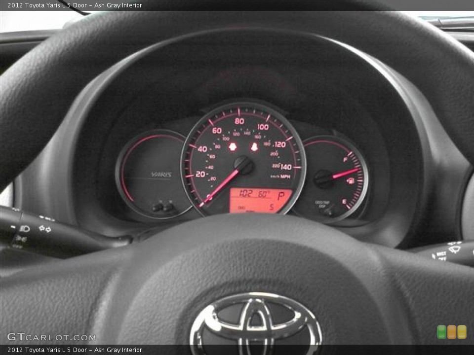Ash Gray Interior Gauges for the 2012 Toyota Yaris L 5 Door #57350001