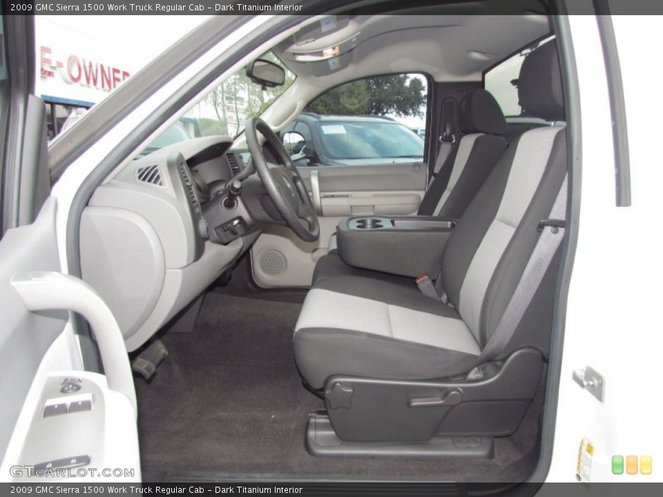 Dark Titanium Interior Photo for the 2009 GMC Sierra 1500 Work Truck Regular Cab #57350401
