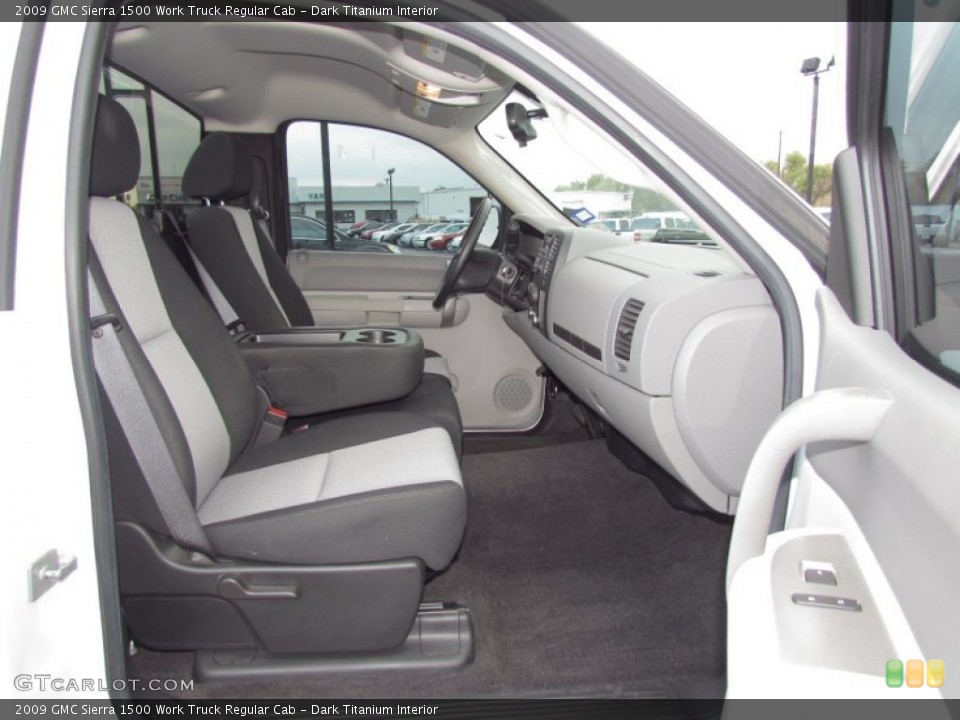 Dark Titanium Interior Photo for the 2009 GMC Sierra 1500 Work Truck Regular Cab #57350404