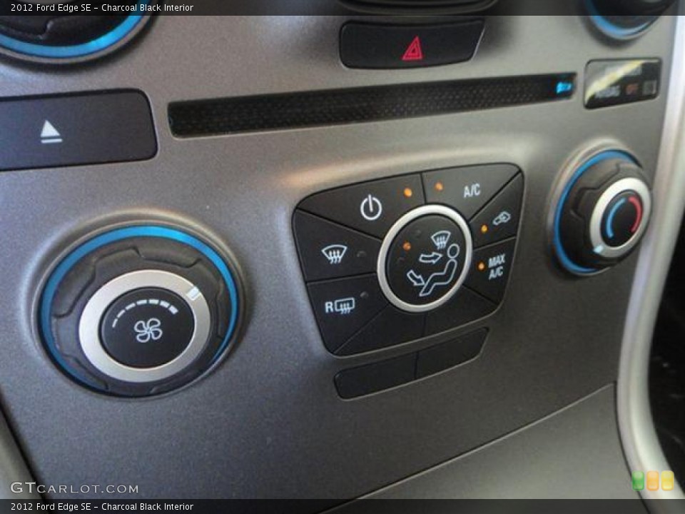 Charcoal Black Interior Controls for the 2012 Ford Edge SE #57355892