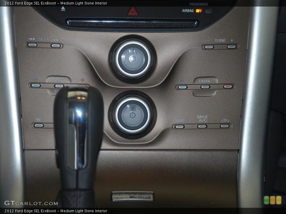 Medium Light Stone Interior Controls for the 2012 Ford Edge SEL EcoBoost #57356846