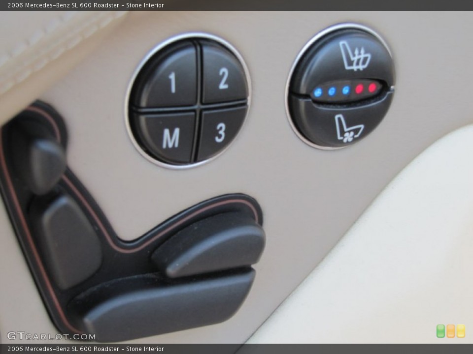 Stone Interior Controls for the 2006 Mercedes-Benz SL 600 Roadster #57357485