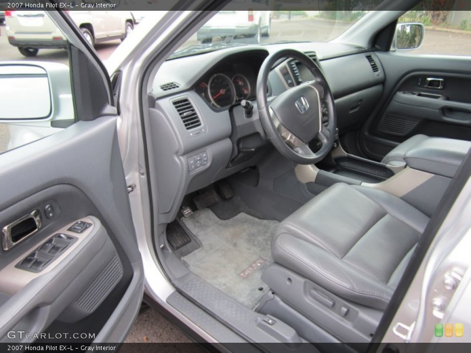Gray Interior Photo for the 2007 Honda Pilot EX-L #57364352