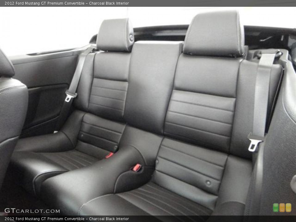 Charcoal Black Interior Photo for the 2012 Ford Mustang GT Premium Convertible #57365117