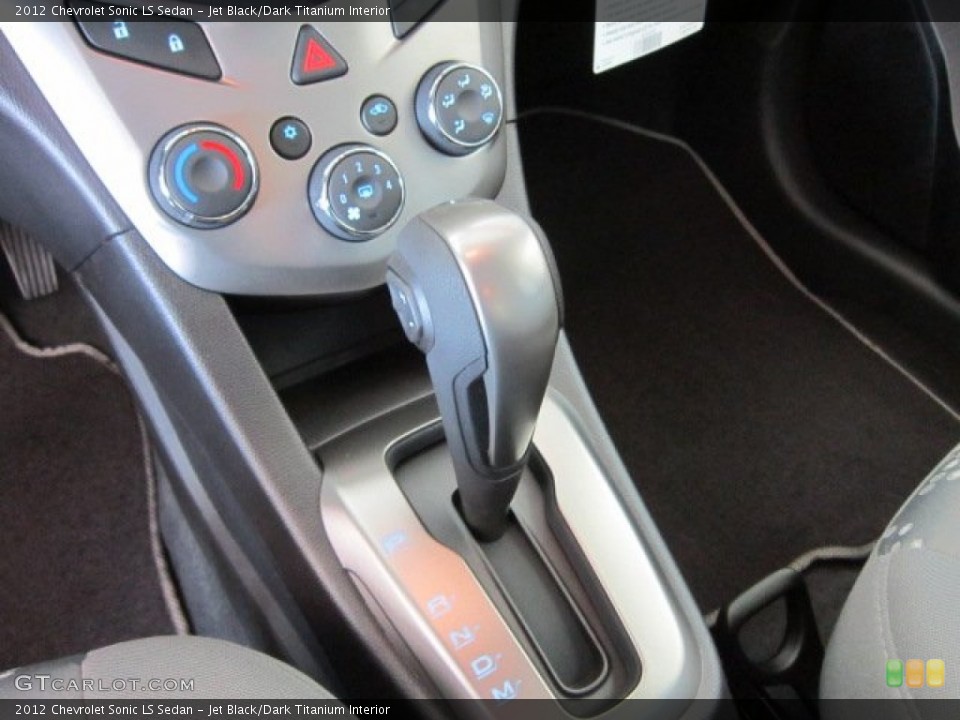 Jet Black/Dark Titanium Interior Transmission for the 2012 Chevrolet Sonic LS Sedan #57366140
