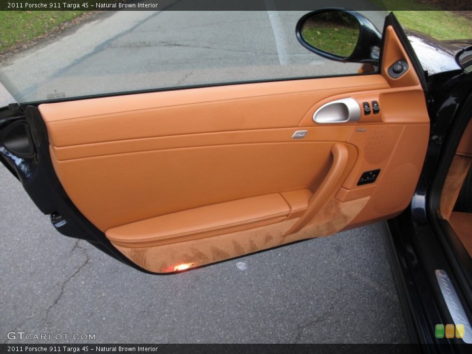 Natural Brown Interior Door Panel for the 2011 Porsche 911 Targa 4S #57371741