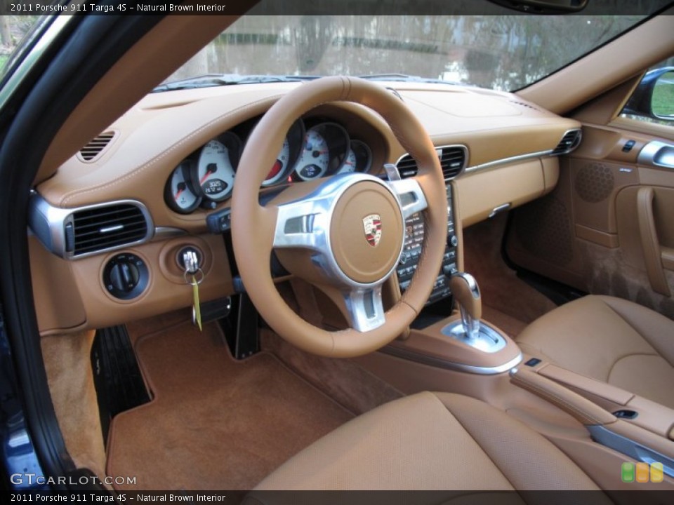 Natural Brown Interior Prime Interior for the 2011 Porsche 911 Targa 4S #57371786