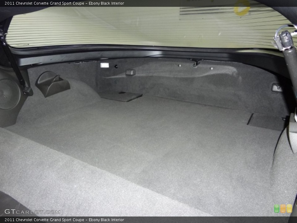 Ebony Black Interior Trunk for the 2011 Chevrolet Corvette Grand Sport Coupe #57375146