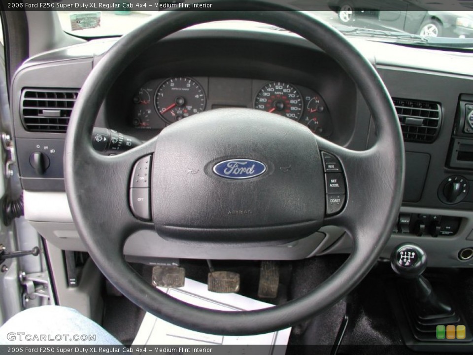 Medium Flint Interior Steering Wheel for the 2006 Ford F250 Super Duty XL Regular Cab 4x4 #57377258